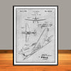 1942 Curtiss P40 Warhawk Patent Print - Unframed
