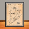 1942 Curtiss P40 Warhawk Patent Print - Unframed