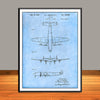 1942 Constellation Airliner Patent Print - Unframed