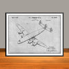 1942 Lockheed Constellation Airliner Horizontal Patent Print - UNFRAMED