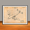 1942 Lockheed Constellation Airliner Horizontal Patent Print - UNFRAMED