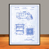 1944 F.M. Jones Automotive Air Conditioning Unit Patent Print - UNFRAMED