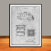 1944 F.M. Jones Automotive Air Conditioning Unit Patent Print - UNFRAMED
