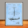 1944 P-47 Thunderbolt Fighter Patent Print - UNFRAMED