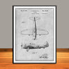1944 P-47 Thunderbolt Fighter Patent Print - UNFRAMED