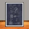 1945 L.M. Holmes Knockdown Wheeled Toy Patent Print - UNFRAMED
