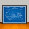 1946 Road Roller Patent Print - UNFRAMED