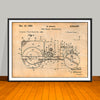 1946 Road Roller Patent Print - UNFRAMED