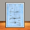 1946 F-84 Thunderjet Fighter-Bomber Aircraft Patent Print - Unframed