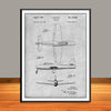 1946 F-84 Thunderjet Fighter-Bomber Aircraft Patent Print - Unframed