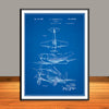 1947 Military Airplane Wedberg Patent Print - Unframed