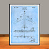 1948 B52H Bombing Aircraft Patent Print - Unframed