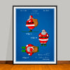1948 Colorized Santa Claus Patent Print - UNFRAMED