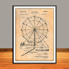 1949 Portable Ferris Wheel Patent Print - Unframed