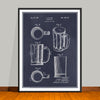 1949 Beer Mug Patent Print - Unframed