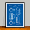 1949 Beer Mug Patent Print - Unframed
