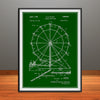 1949 Portable Ferris Wheel Patent Print - Unframed