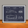 1949 Tucker Automobile Patent Print - Unframed