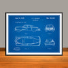 1949 Tucker Automobile Patent Print - Unframed