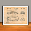 1949 Tucker Automobile Patent Print - Unframed