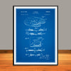 1950 Artist Palette Patent Print - Unframed