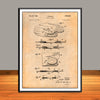 1950 Artist Palette Patent Print - Unframed