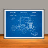 1950 Peterbuilt Cab Over Diesel Semi Truck Patent Print - Unframed