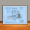 1950 Peterbuilt Cab Over Diesel Semi Truck Patent Print - Unframed
