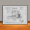 1950 Peterbuilt Cab Over Diesel Semi Truck Patent Print - Unframed