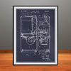 1951 Payne Hot Air Furnace Control Patent Print - Unframed
