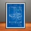 1951 Payne Hot Air Furnace Control Patent Print - Unframed