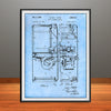 1951 Payne Hot Air Furnace Control Patent Print - Unframed