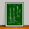 1952 Fender P1 Bass Guitar Patent Print - UNFRAMED