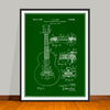 1952 Gibson Guitar Bridge Patent Print - UNFRAMED