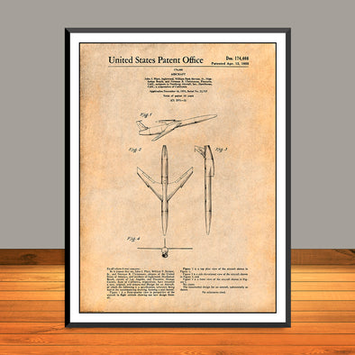 1952 Northrop SM-62 Cruise Missile Patent Print - Unframed