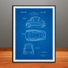1953 BMW Isetta Patent Print - Unframed