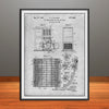 1953 Lennox Air Conditioning Unit Patent Print - Unframed
