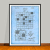 1954 Scrabble Game Patent Print - UNFRAMED