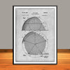 1954 Geodesic Dome Patent Print - UNFRAMED