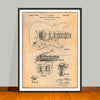 1954 Fender Stratocaster Guitar Patent Print - UNFRAMED