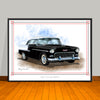 1955 Chevrolet Bel Air Two-tone Muscle Car Art Print - 18" X 24" UNFRAMED