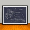 1955 Front End Loader Patent Print - UNFRAMED
