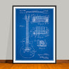 1955 Gibson Les Paul Guitar Patent Print - UNFRAMED