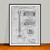1955 Gibson Les Paul Guitar Patent Print - UNFRAMED