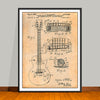 1955 Gibson Les Paul Guitar Patent Print - UNFRAMED