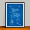 1955 John Deere Tractor Patent Print - Unframed