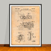 1955 John Deere Tractor Patent Print - Unframed