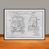 1956 Mack Cab Over Diesel Semi Truck Patent Print - Unframed
