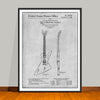 1957 Gibson Explorer Guitar Patent Print - UNFRAMED