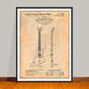 1957 Gibson Explorer Guitar Patent Print - UNFRAMED